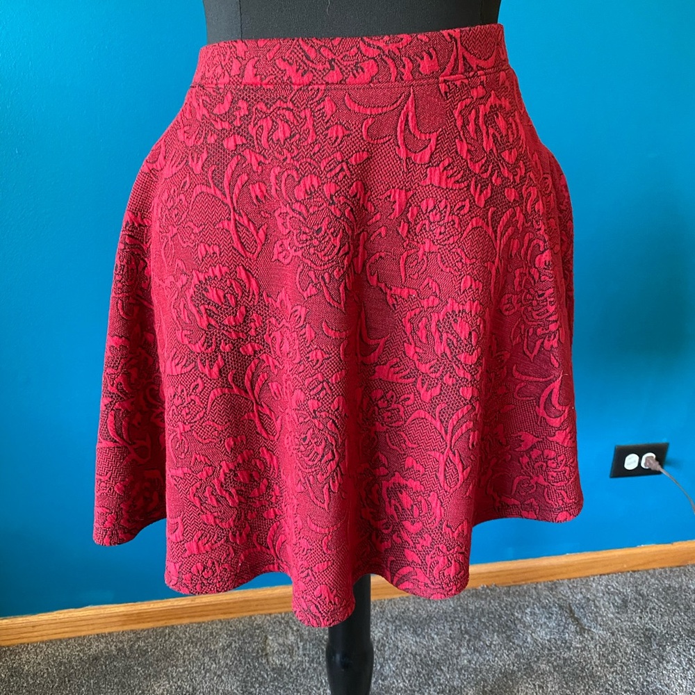 Red & Black Skirt